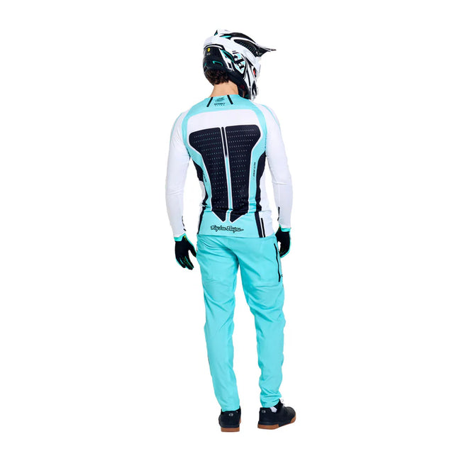 Troy Lee Designs Sprint Ultra BMX Race Jersey-Proton White - 4