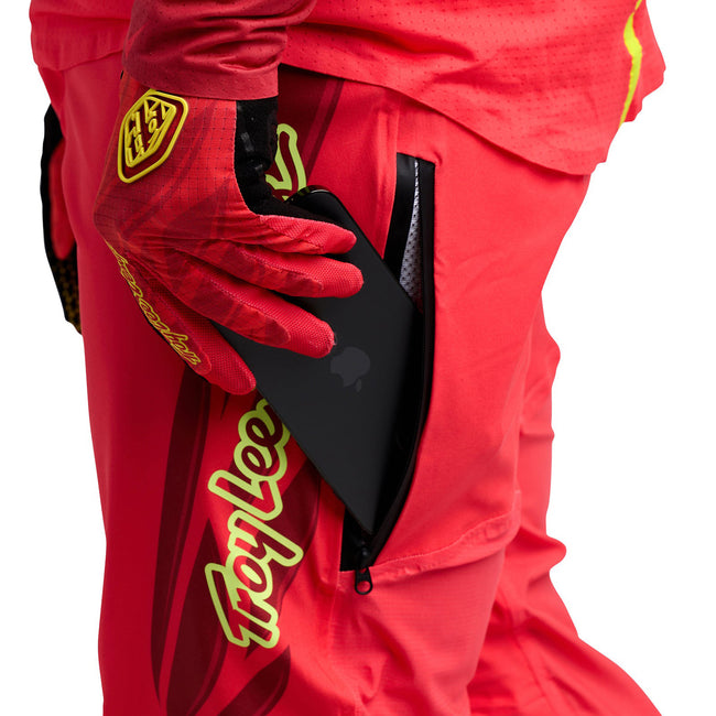 Troy Lee Designs Sprint Ultra Limited Edition BMX Race Pants-Ghostwing/Infra Red - 9