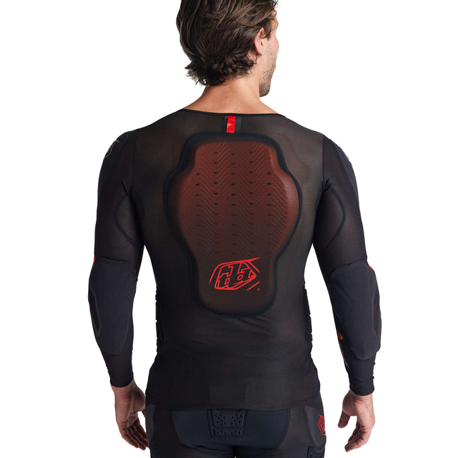 Troy Lee Designs Stage Ghost D30 Long Sleeve Baselayer-Black - 4