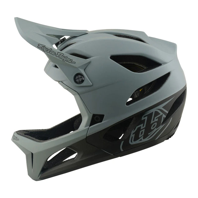 Troy Lee Designs Stage MIPS BMX Race Helmet-Drone Gray/Charcoal - 2