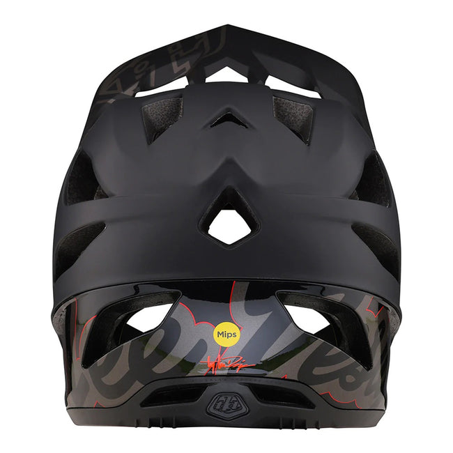 Troy Lee Designs Stage MIPS BMX Race Helmet-Signature Black - 4