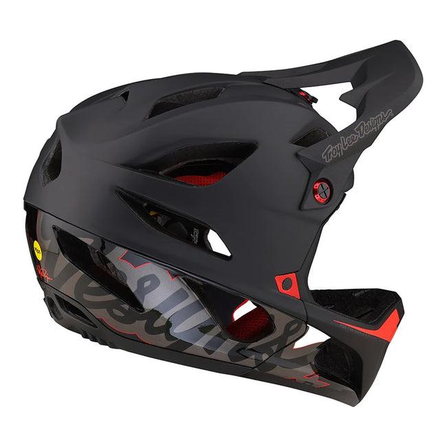 Troy Lee Designs Stage MIPS BMX Race Helmet-Signature Black - 5