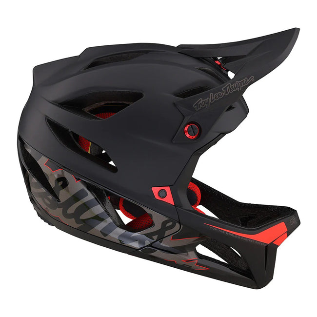 Troy Lee Designs Stage MIPS BMX Race Helmet-Signature Black - 6