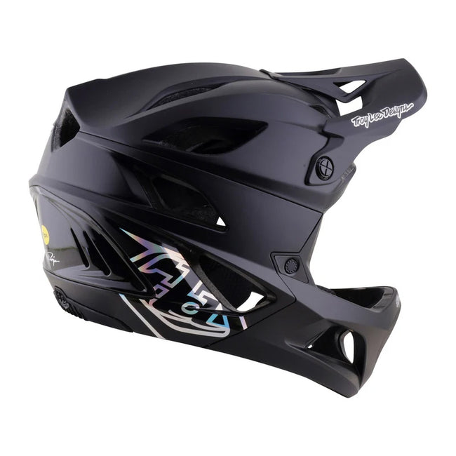 Troy Lee Designs Stage 2 MIPS BMX Race Helmet-Stealth Black - 2