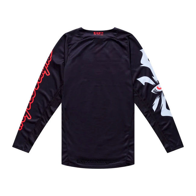 Troy Lee GP Pro BMX Race Jersey-Cyclops Black/Neo Red - 2