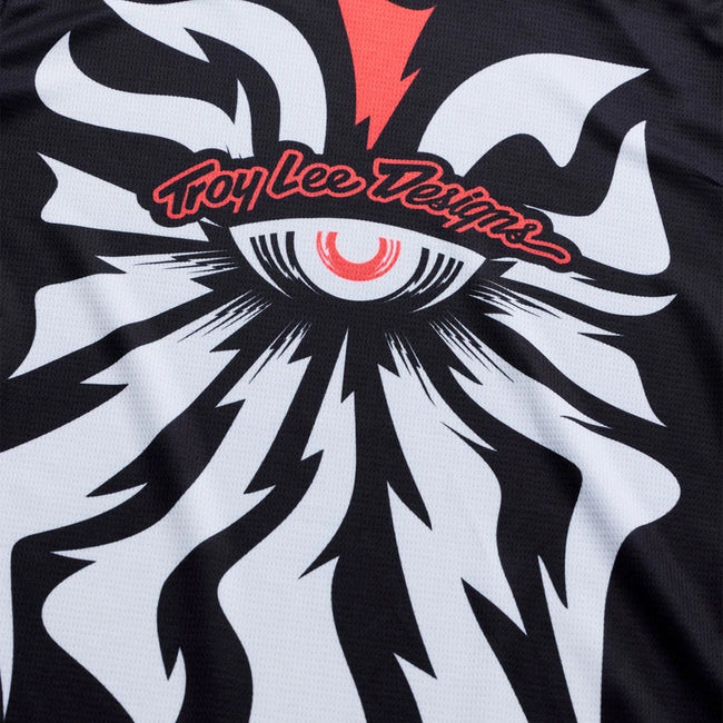 Troy Lee GP Pro BMX Race Jersey-Cyclops Black/Neo Red - 3