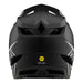 Troy Lee Designs D4 Polyacrylite MIPS BMX Race Helmet-Stealth Black - 2