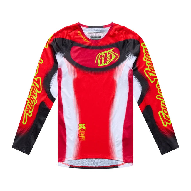 Troy Lee SE Pro BMX Race Jersey-Illusion Red/Black - 1