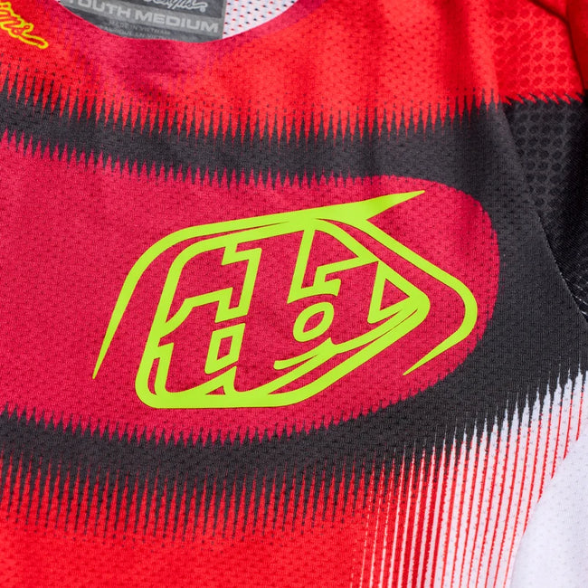 Troy Lee SE Pro BMX Race Jersey-Illusion Red/Black - 3