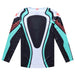 Troy Lee Youth GP Pro BMX Race Jersey-Roller Black/Teal - 2