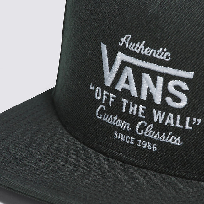 Vans Authentic Snapback Hat-Black - 3