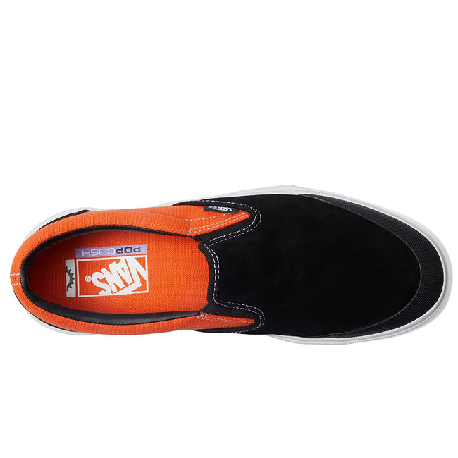 Vans BMX Slip-On Shoes-Black/Neon Orange - 5
