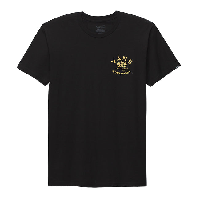 Vans Checkerboard Society T-Shirt-Black - 1