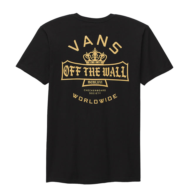Vans Checkerboard Society T-Shirt-Black - 2