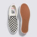 Vans Classic Slip-On Checkerboard Shoes-Black/Off White - 3