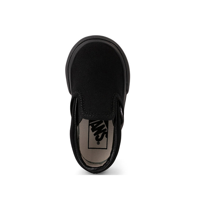 Vans Classic Slip-On Toddler Shoes-Black/Black - 5
