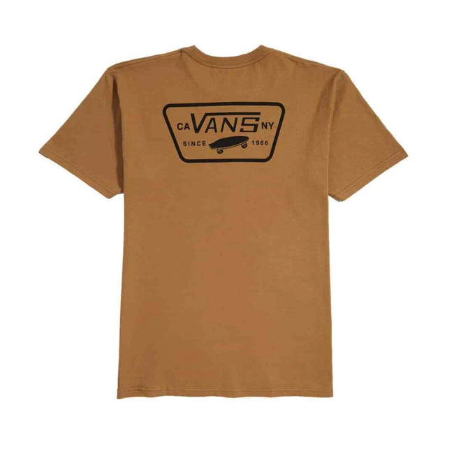 Vans Full Patch Back Short Sleeve T-Shirt Bone-Brown/Black - 2