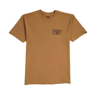 Vans Full Patch Back Short Sleeve T-Shirt Bone-Brown/Black