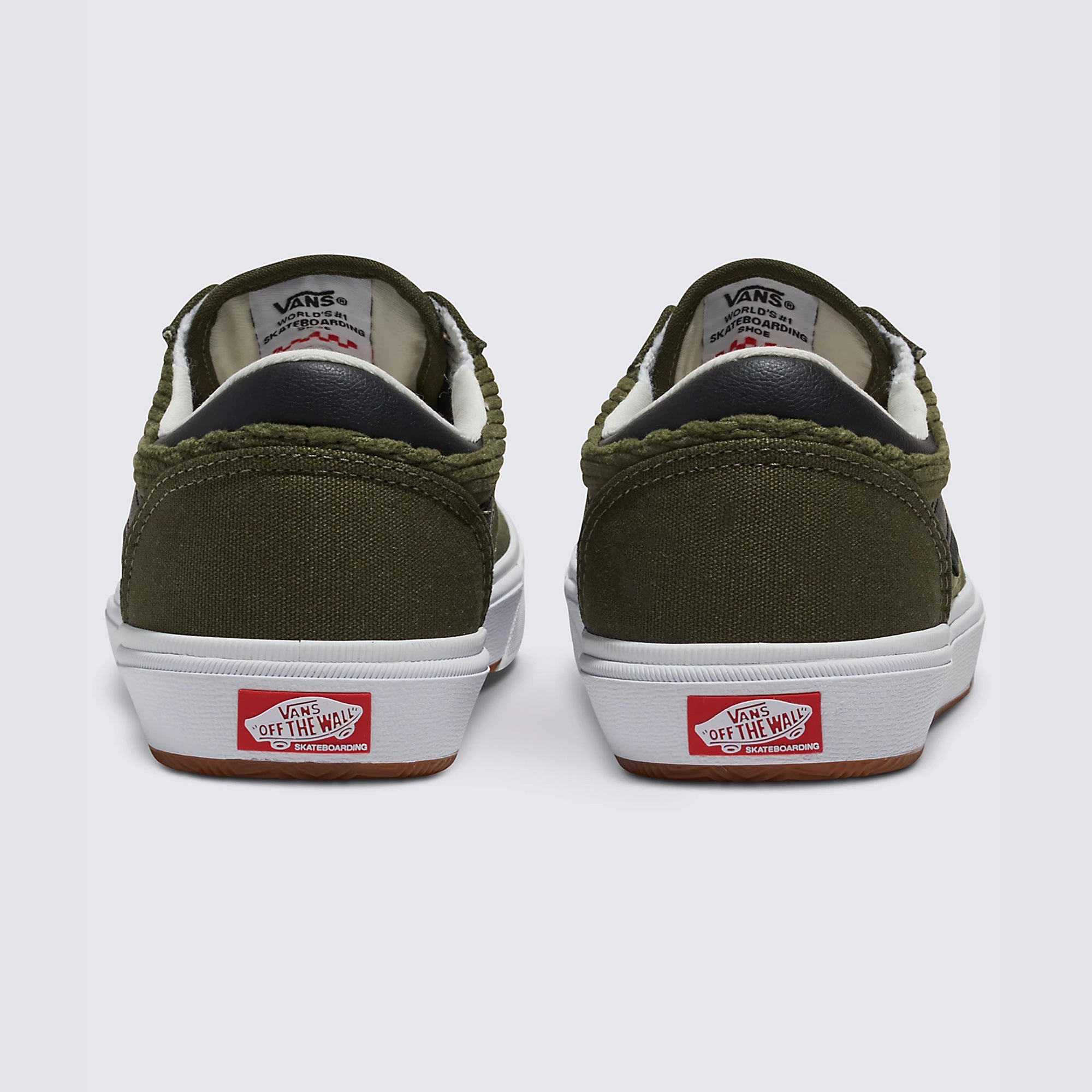 Vans Gilbert Crockett Corduroy Shoes-Olive-Black – J&R