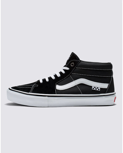 Vans Skate Grosso Mid Shoes-Black/White