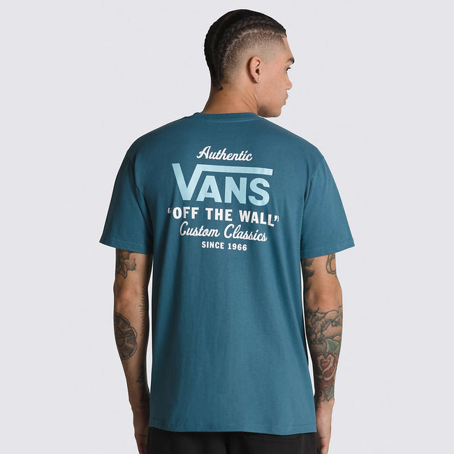 Vans Holder St Classic T-Shirt-Teal/Blue Glow - 3