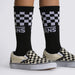 Vans Kids Checkered Crew Socks-3 Pack-Black/White/Grey Checker - 2