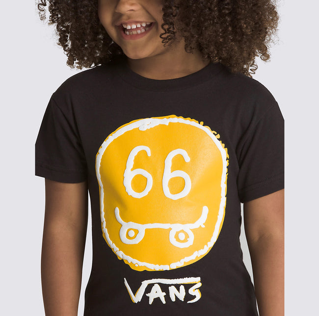 Vans Little Kids 66 Smiles T-Shirt-Black - 5