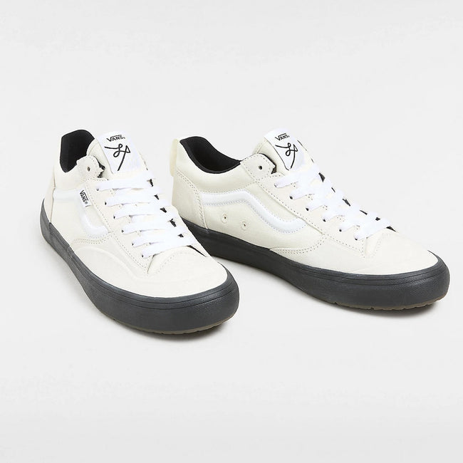 Vans Lizzie Low BMX Shoes-Vintage White/Black - 2