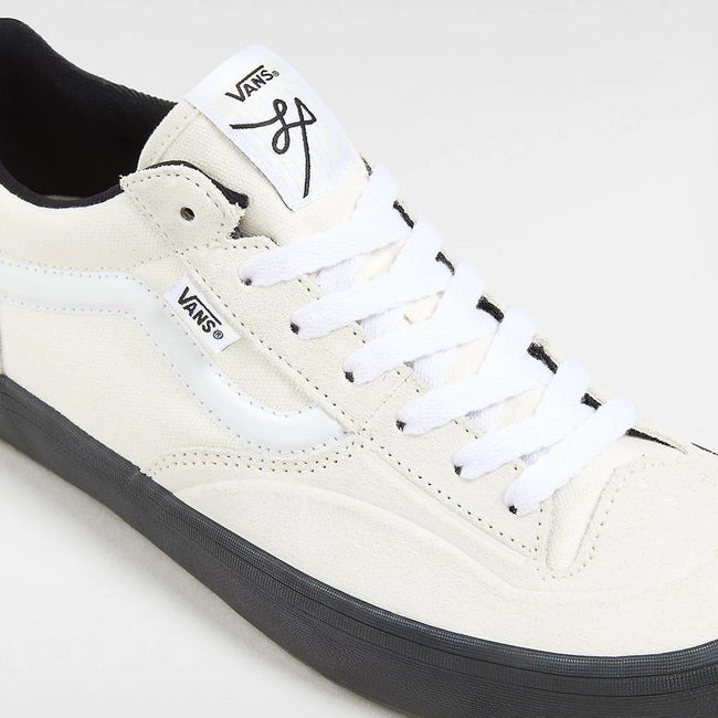 Vans Lizzie Low BMX Shoes-Vintage White/Black - 4