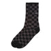 Vans Men&#39;s Checkerboard Crew Socks-Black/Charcoal - 1