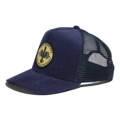 Vans Off The Wall Curved Bill Trucker Hat-Dress Blue