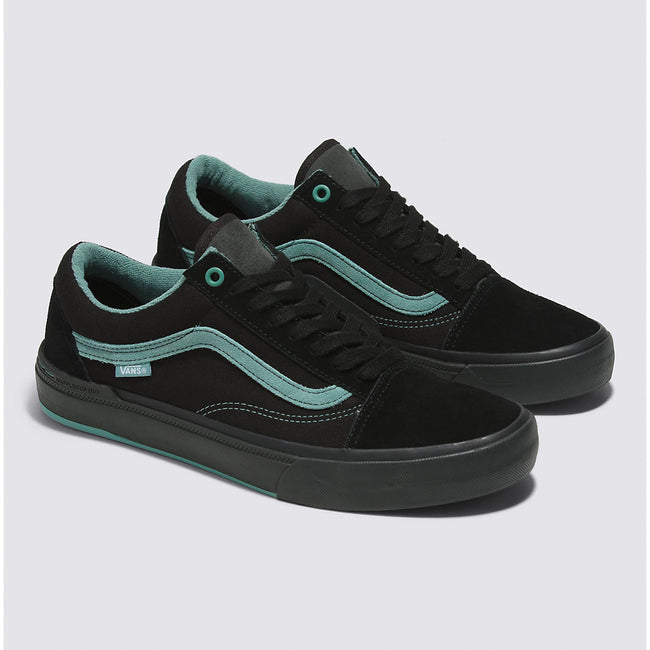 Vans Old Skool BMX Shoes-Black/Teal - 2