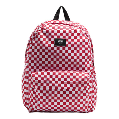 Vans Old Skool H2O Check Backpack-Chili Pepper/Checkerboard
