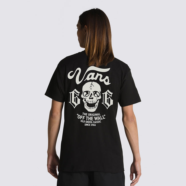 Vans Old Skool Skull T-Shirt-Black - 3