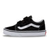 Vans Old Skool V Little Kids Shoes-Black/True White - 1
