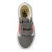 Vans Old Skool V Little Kids Shoes-Pewter/Racing Red - 4