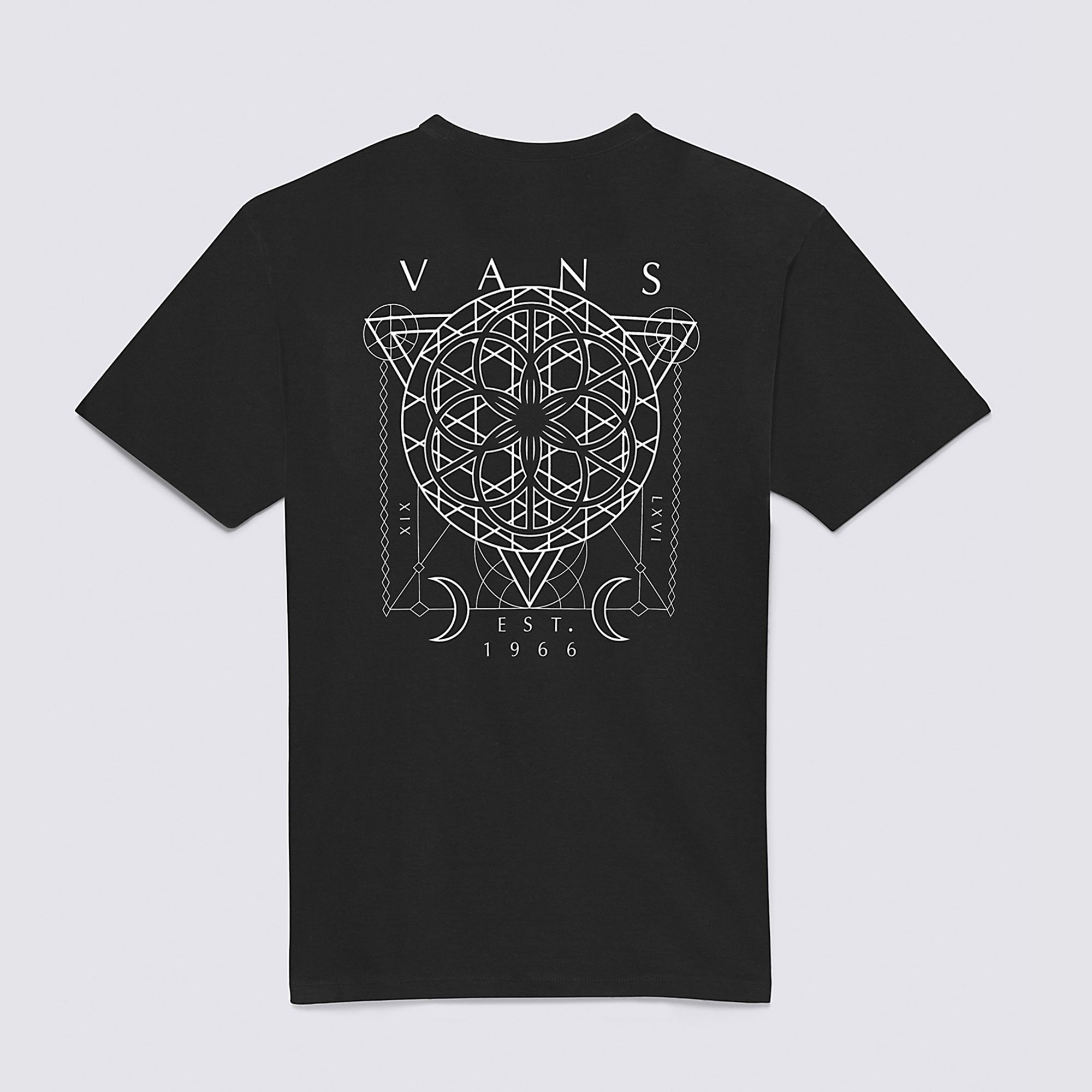 Black and white van hot sale shirt