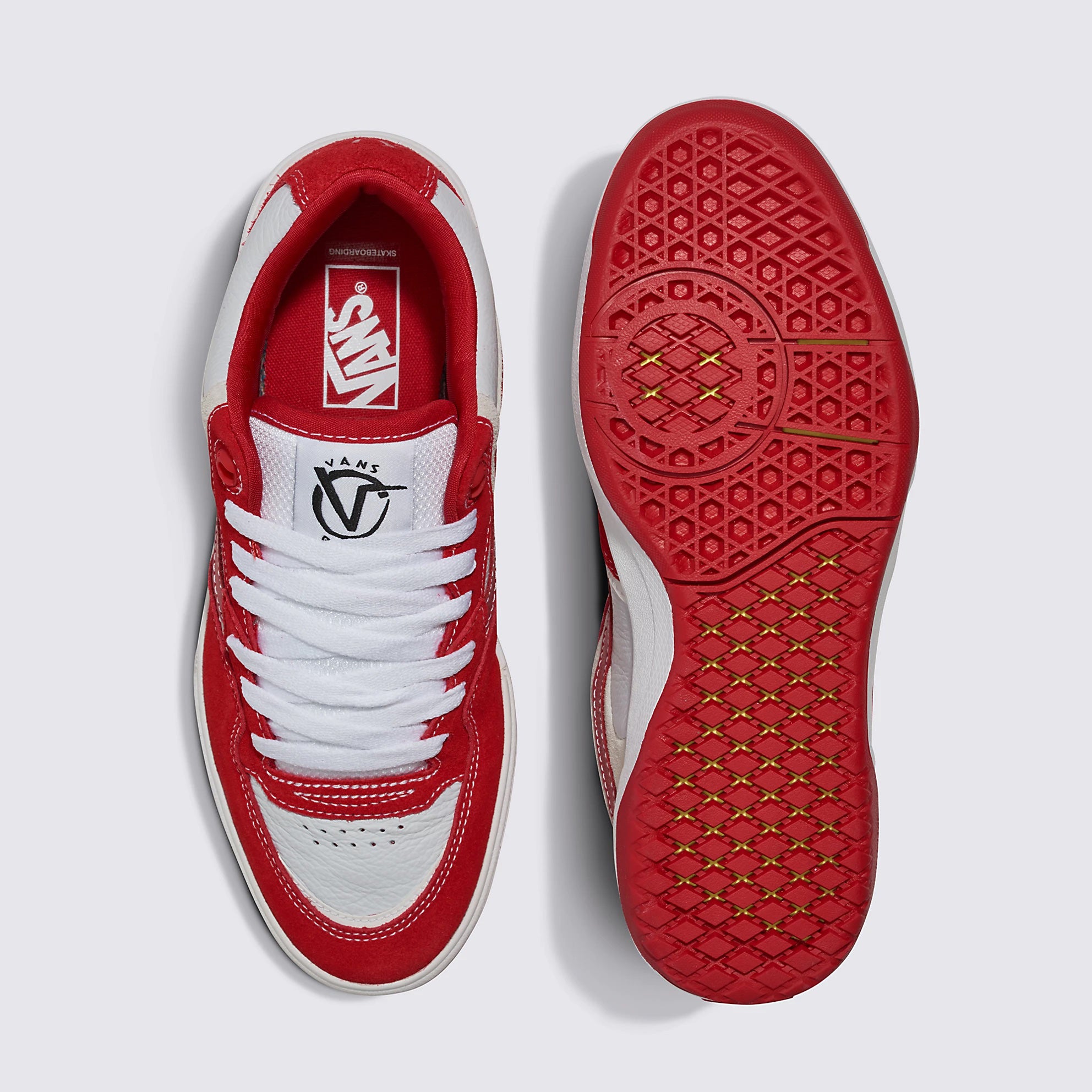 Vans Rowan 2 BMX Shoe-Red-White at J&R Bicycles – J&R Bicycles, Inc.