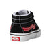 Vans Sk8-Mid Reissue V Kids Shoes-Retro Pop Black/Red - 2