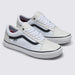 Vans Skate Old Skool Leather Shoes-White/White - 2