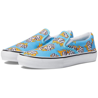 Vans Skate Slip-On Shoes-Synth Blue