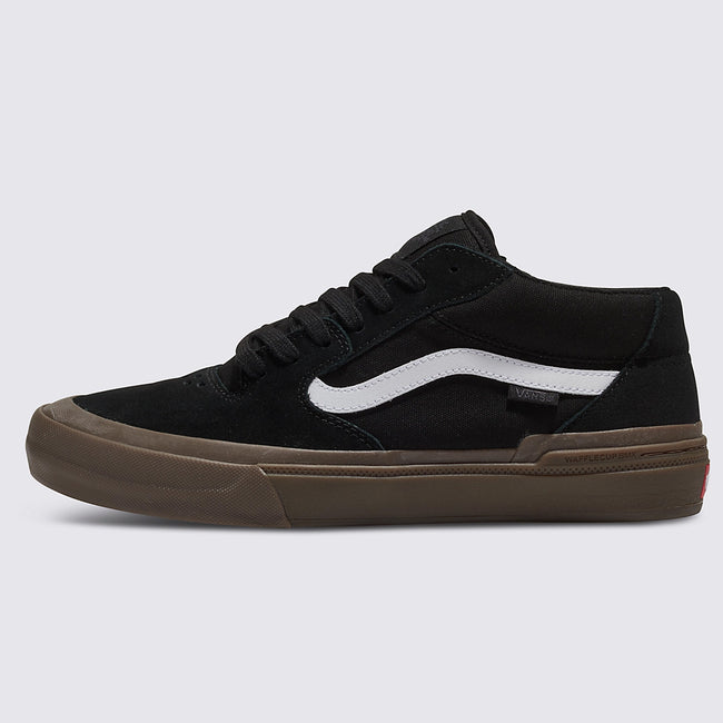 Vans Style 114 BMX Shoes-Black/Dark Gum - 1