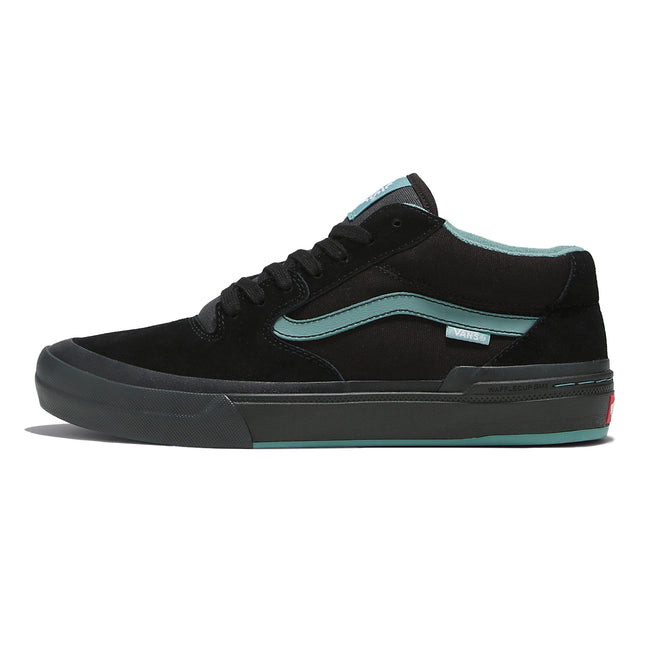 Vans Style 114 BMX Shoes-Black/Teal - 1