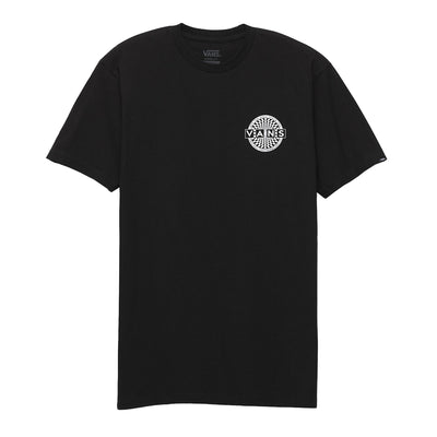 Vans Warped Checkerboard Logo T-Shirt-Black