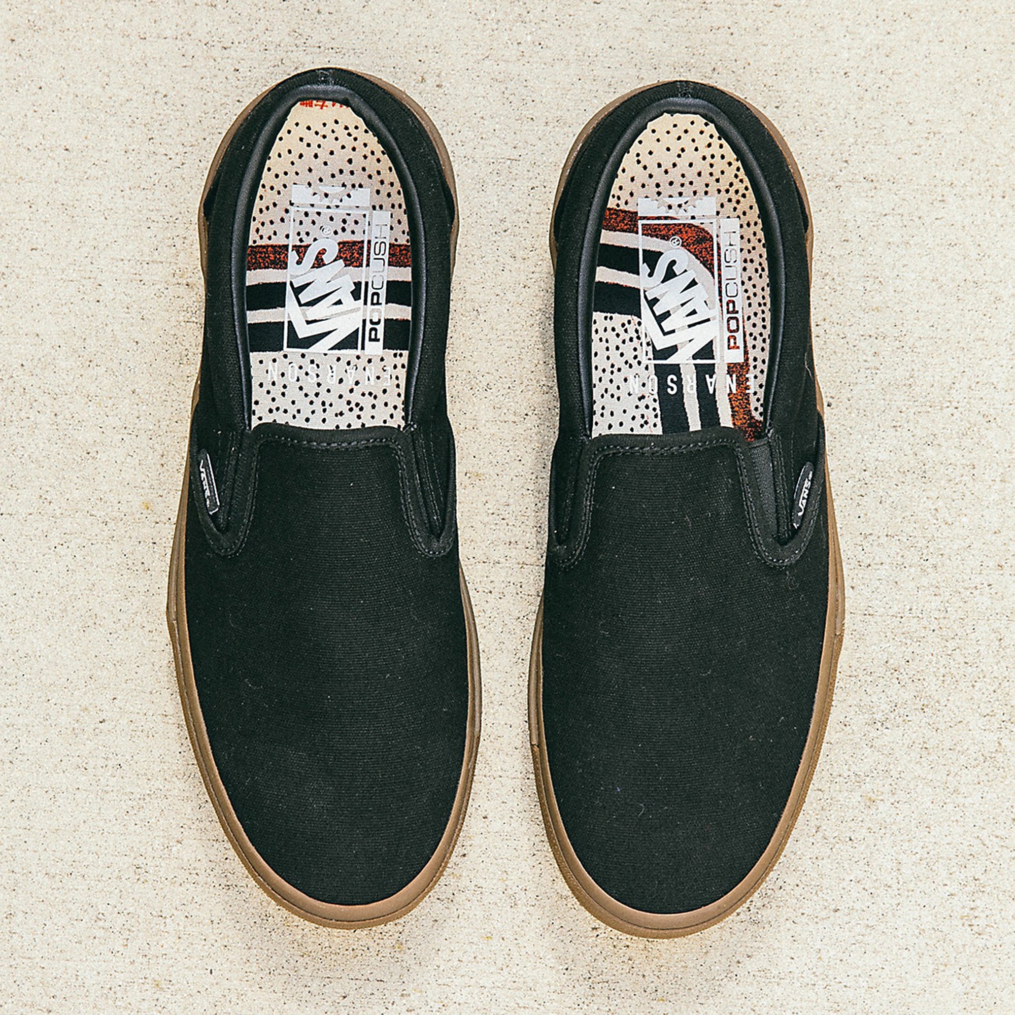 【Vans】☆スリッポン☆BMX SLIP-ON SHOE X DENNIS ENARSON SHOE Vans X Dennis Enarson BMX Slip-On Shoes-Black-Multi – J&R