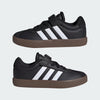 adidas VL Court 3.0 Kids Skate Shoes-Core Black/Cloud White/Core Black - 7