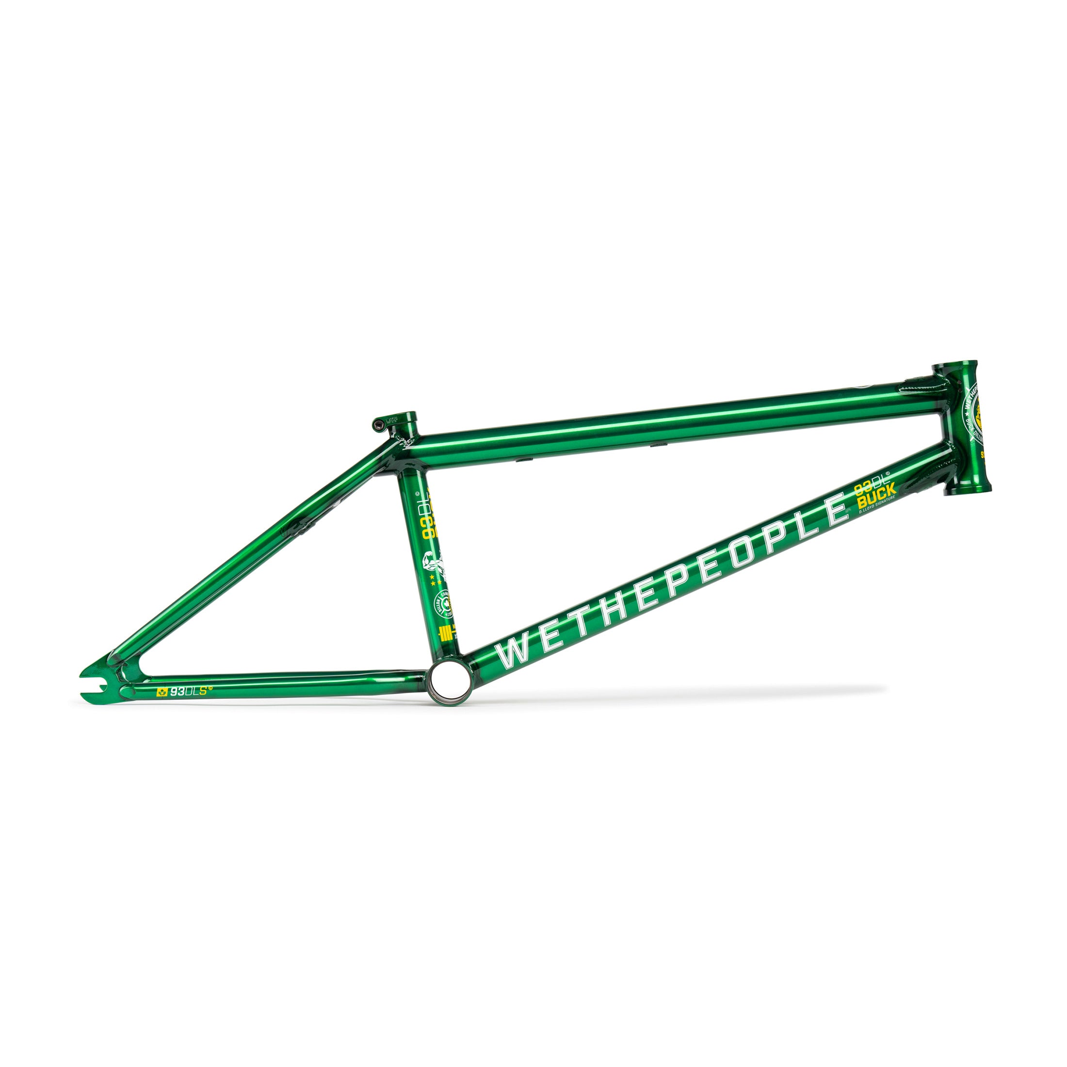 We The People Buck BMX Freestyle Frame-Translucent Green – J&R