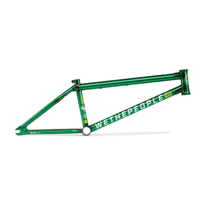 We The People Buck BMX Freestyle Frame-Translucent Green