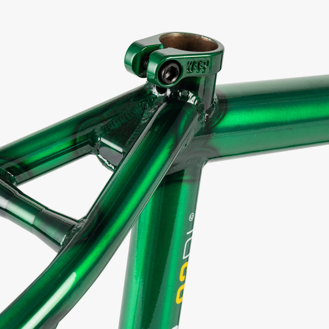 We The People Buck BMX Freestyle Frame-Translucent Green - 4