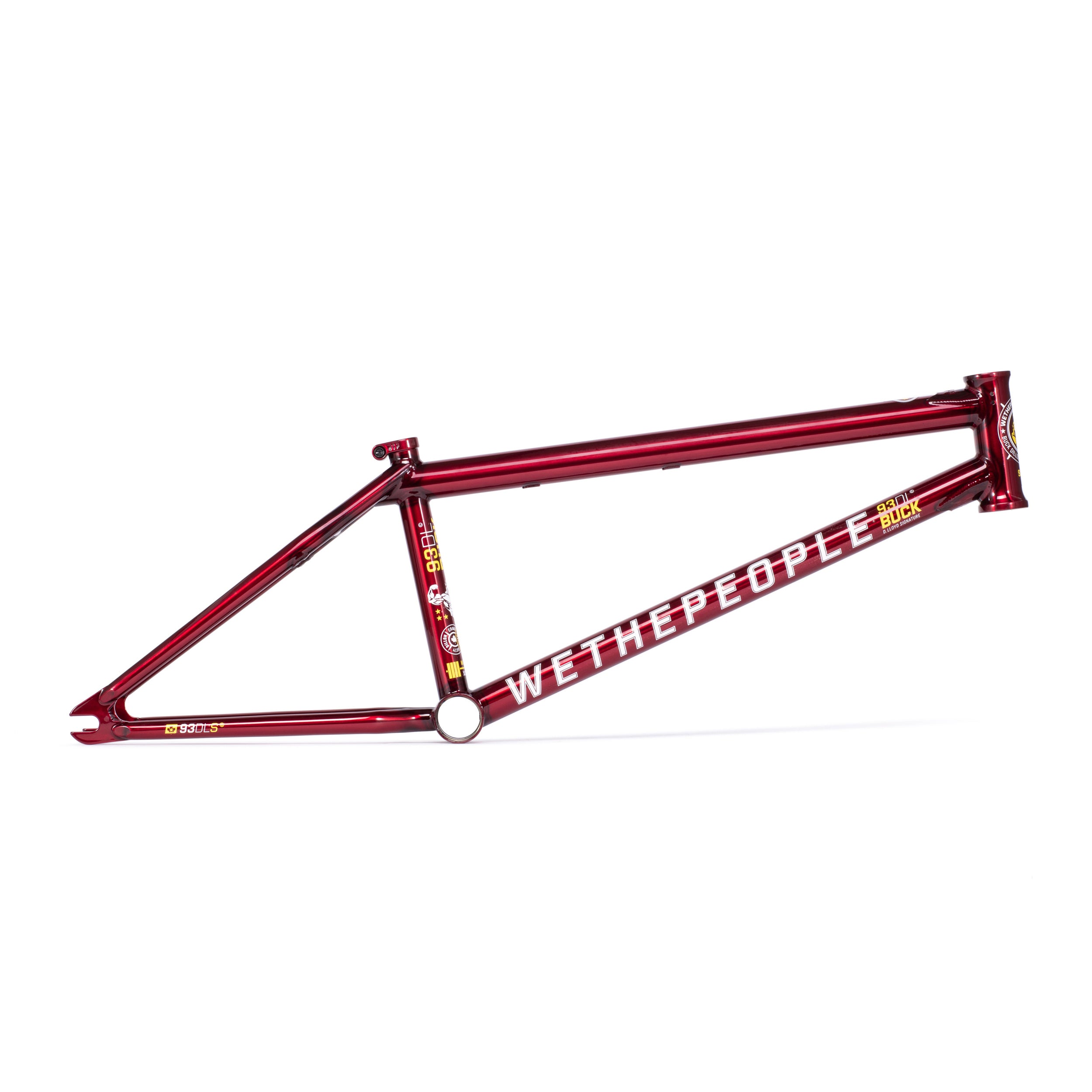 We The People Buck BMX Freestyle Frame-Translucent Red – J&R